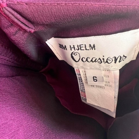 Purple Jim Hjelm formal occasion‎ long elegant prom dress - Picture 5 of 7